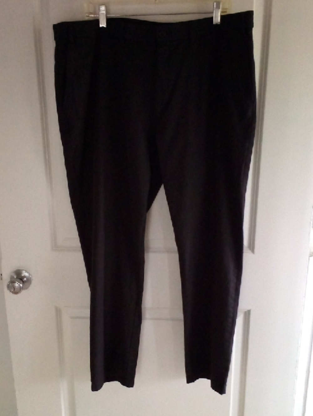 Lauren Ralph Lauren Black Men's Stretch Dress Pants Elastic Band